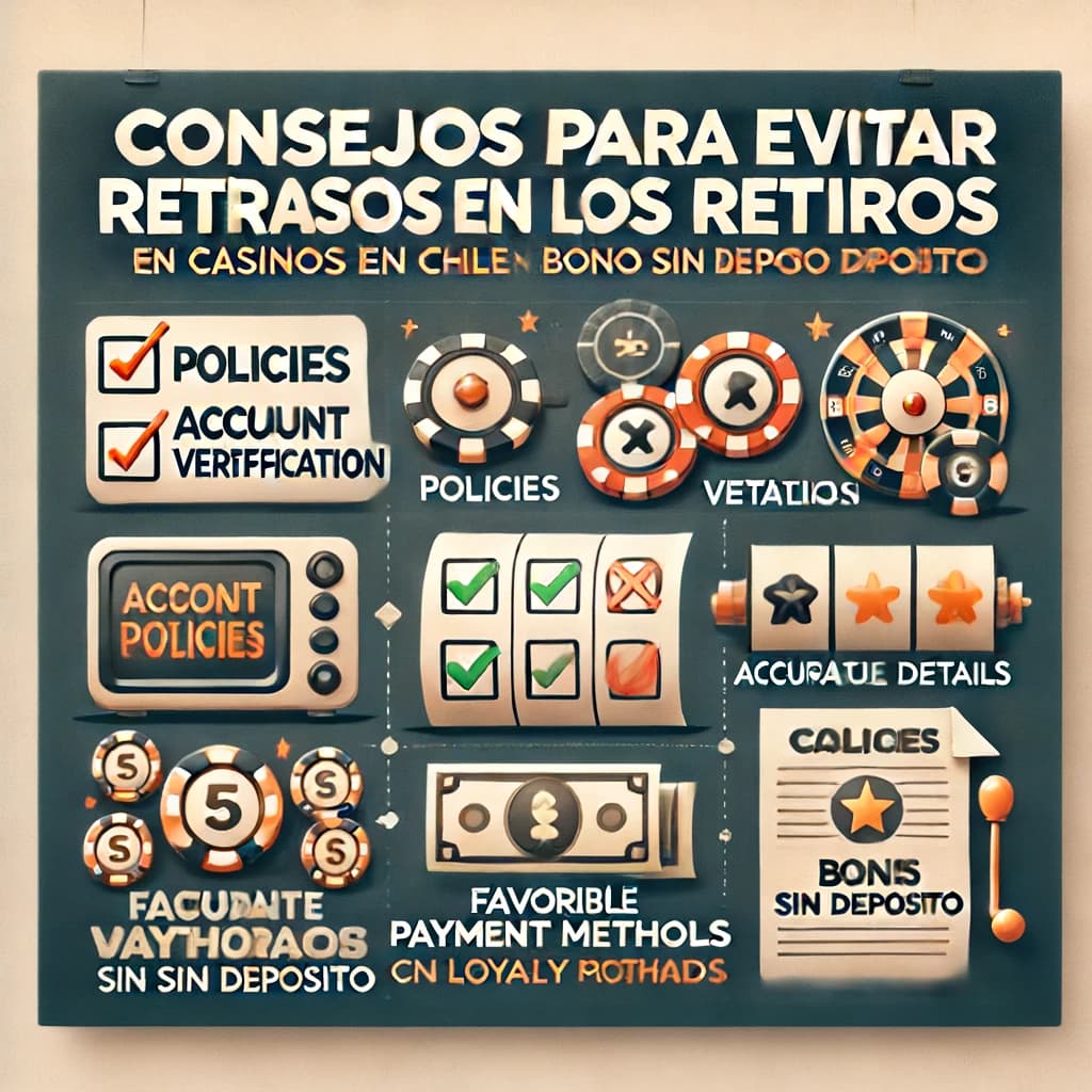 Consejos para Evitar Retrasos en los Retiros en Casinos en Chile con Bonos sin Depósito