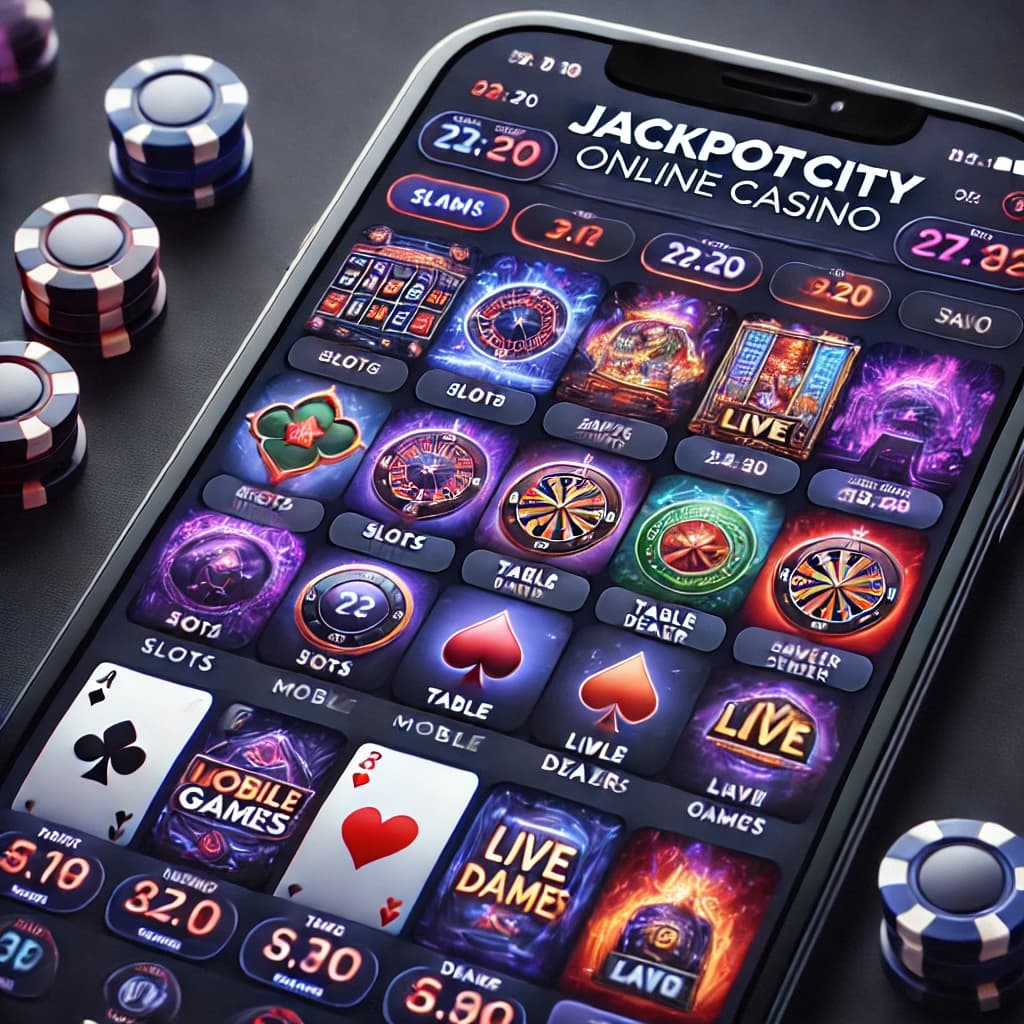 Juegos Móviles en el Casino en Línea JackpotCity