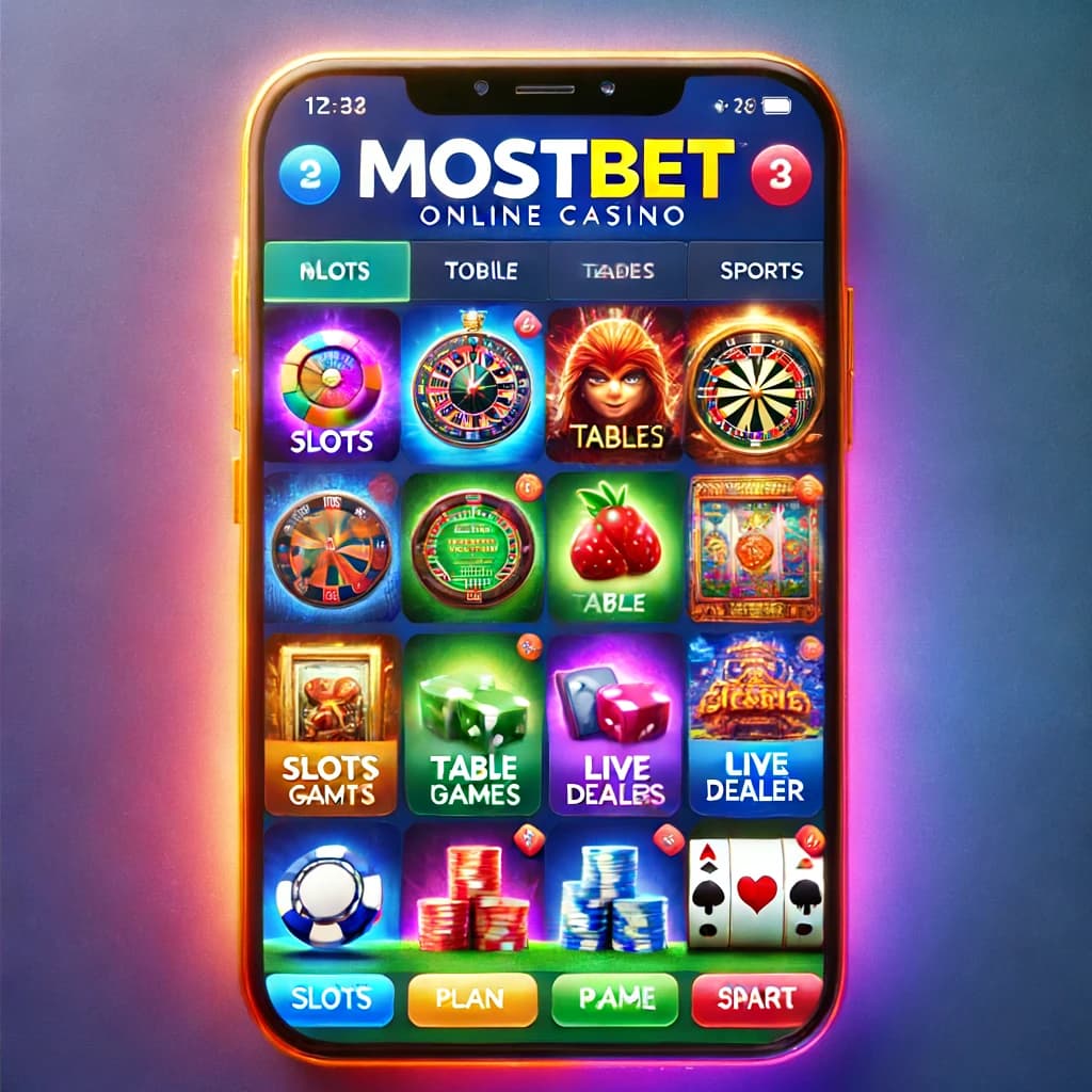 Juegos móviles en el casino en línea Mostbet